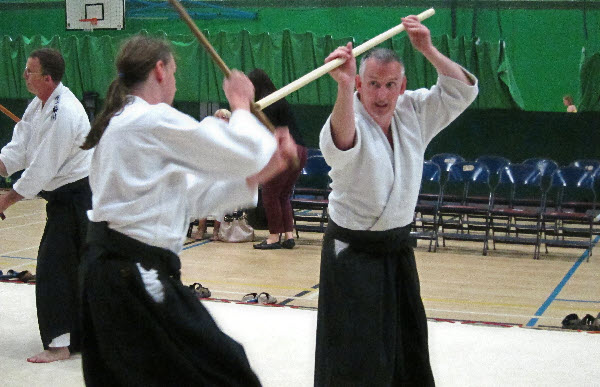 Aikido through weapons in action