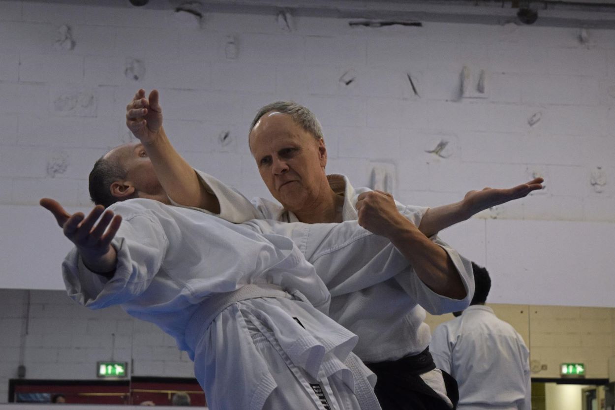 Baird Sensei entering the centre